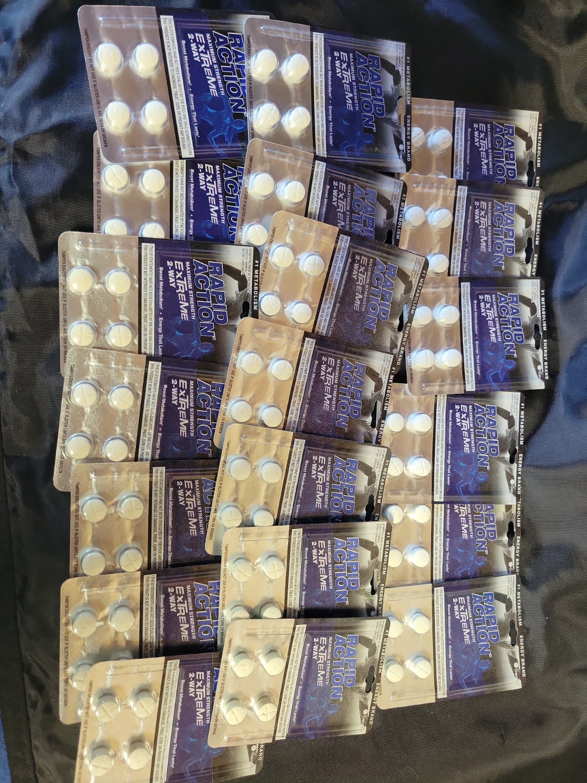 Rapid Action Extreme 2 Way Energy Boost 20 Packs (80 pills)