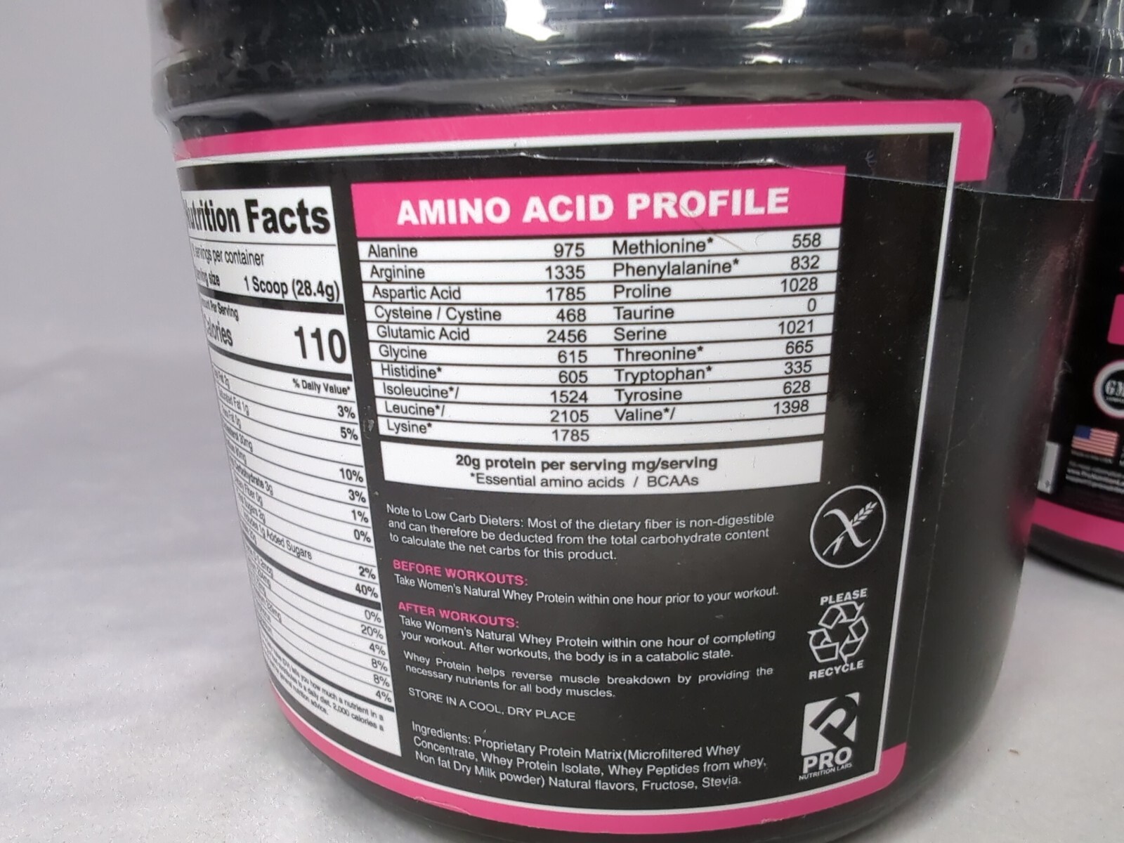 Whey Protein Powder for Women Weight Loss & Lean Muscle (2pck) Pro Nutrition Lab