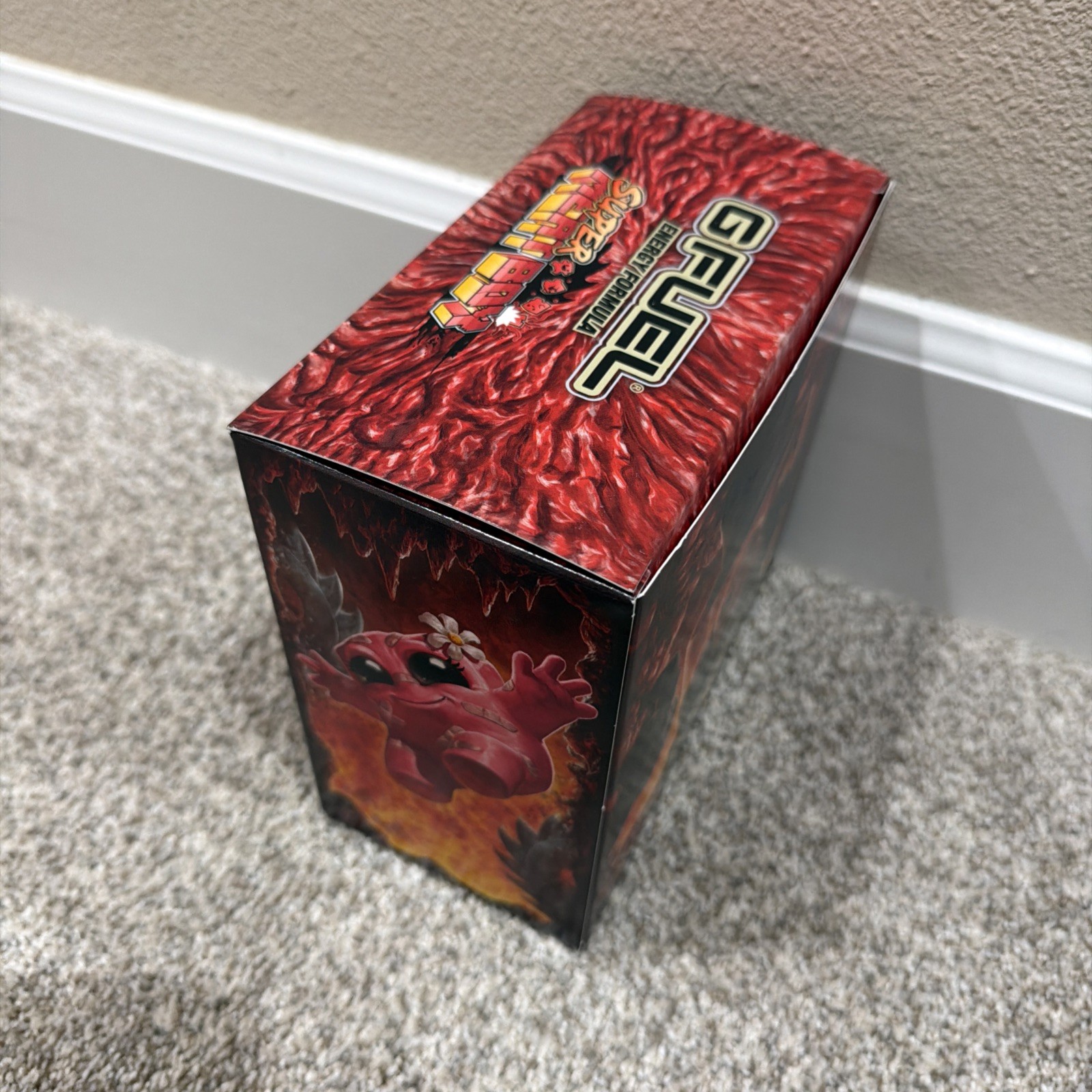 G Fuel Super Meat Boy Blood Sweat & Tears Collector’s Box + Shaker Cup + Sticker