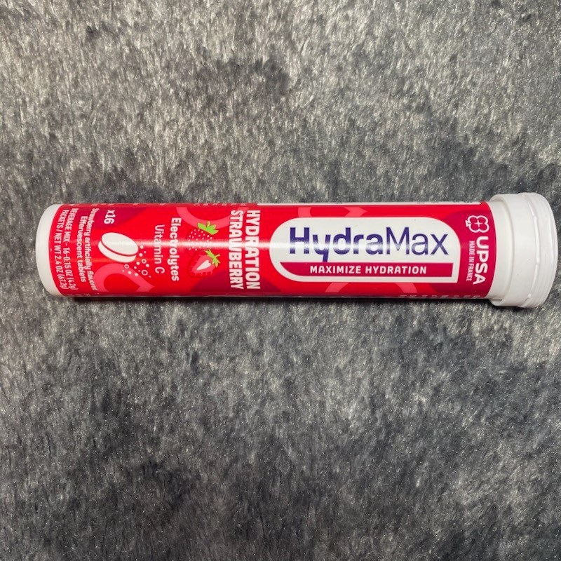 UPSA HydraMax Hydration Strawberry Electrolytes Effervescent 16 Tabs