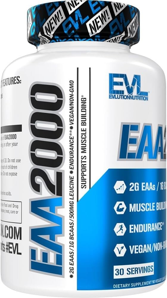 Nutrition EAA2000 – 2g Essential Amino Acids – 30 Servings