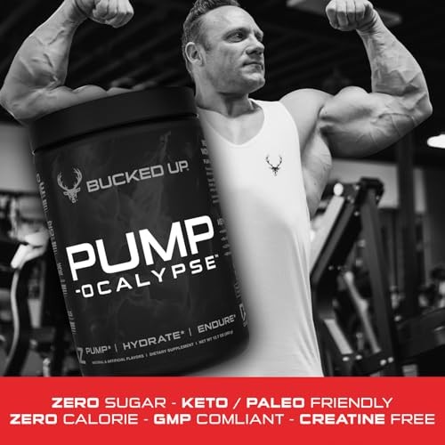 Bucked Up Pump-ocalypse Blood Raz preworkout exp 02/27