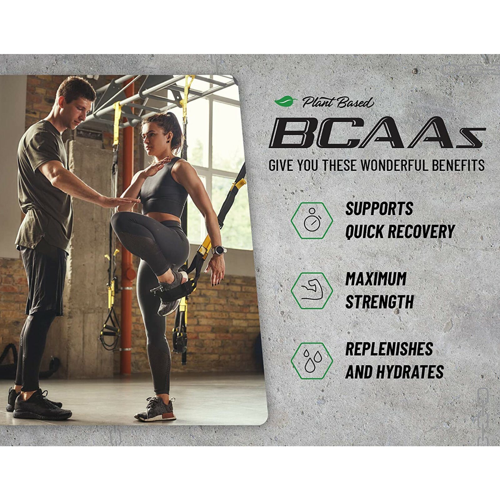 BCAA Pomegranate Watermelon Powder Amino Energy Flavor Pre Workout 2 Pack Bundle