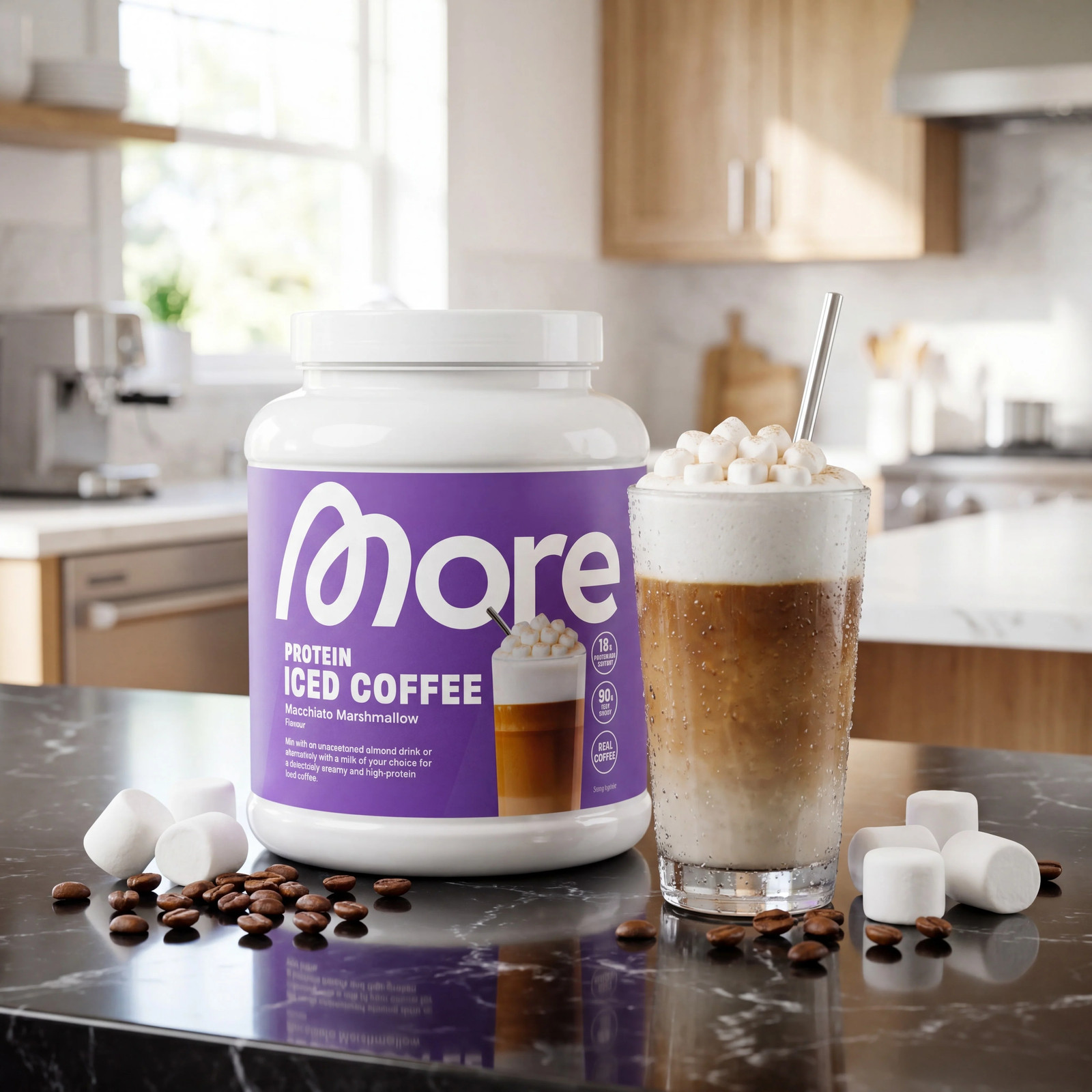 More Nutrition Protein Iced Coffee – 14 Varieties | 500g / 2kg | NEW & BOXED