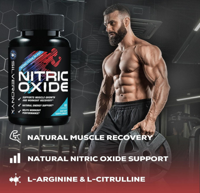 Oxido Nitrico Y L-Arginina Extra Fuerte Para Aumentar La Energia Muscular 60 Ct