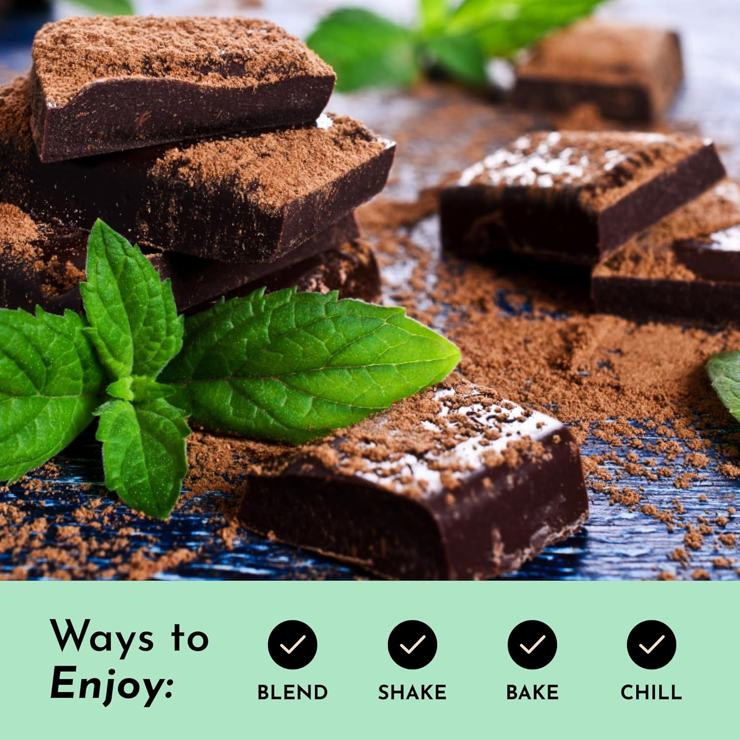 Mint Chocolate Protein Powder | 15 Servings | 24G Grass-Fed New Zealand Whey + 4