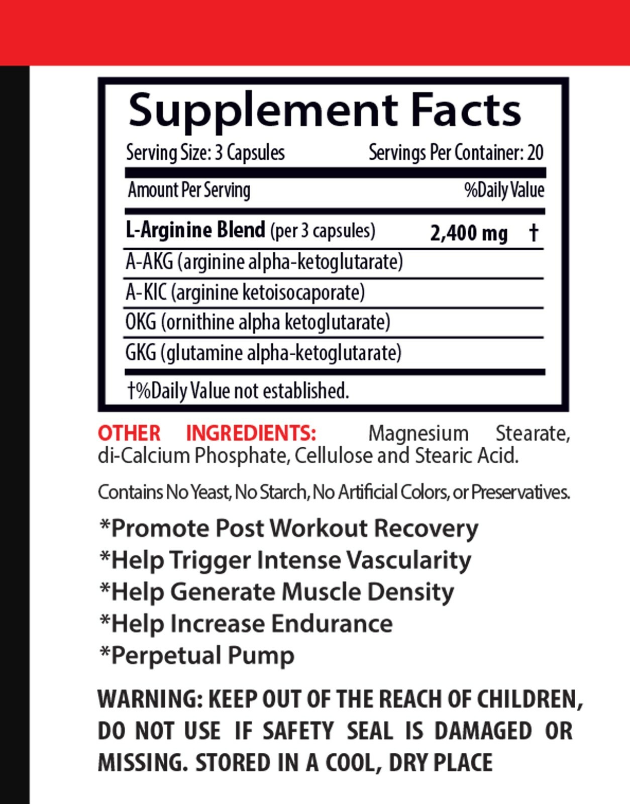 immune support formula – NITRIC OXIDE 2400 – nitric oxide boost 3B