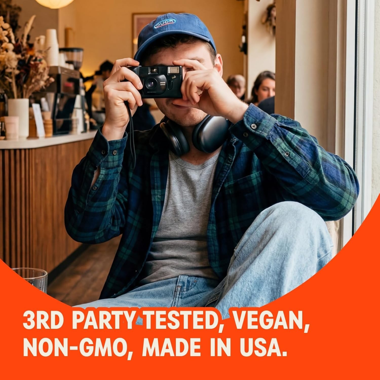 Vegan Nootropic Creatine HCl w/ Cordyceps L-Theanine DMAE B12 Etc : 150 GUMMIES