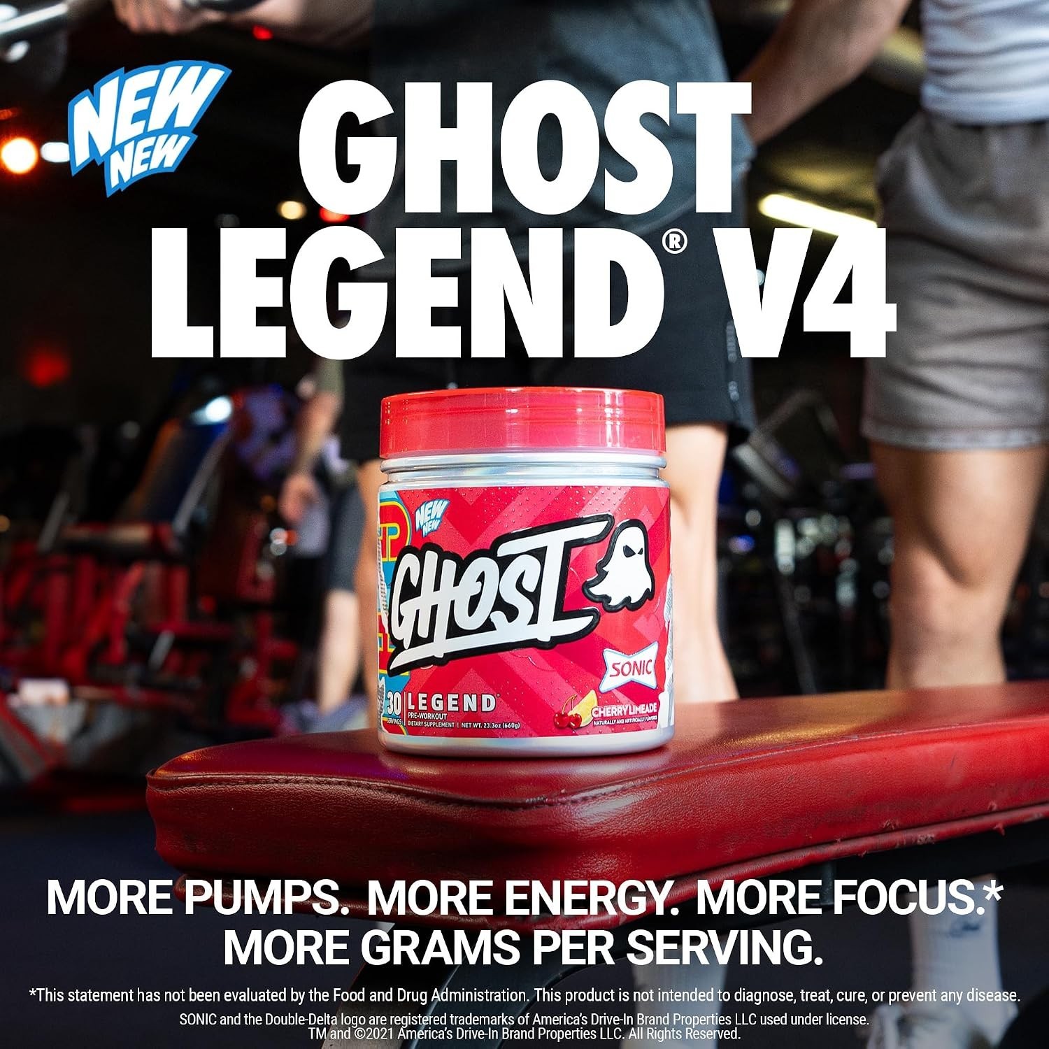 Legend Pre-Workout Powder, Sonic Cherry Limeade, 30 Servings | Pre-Workout wi…