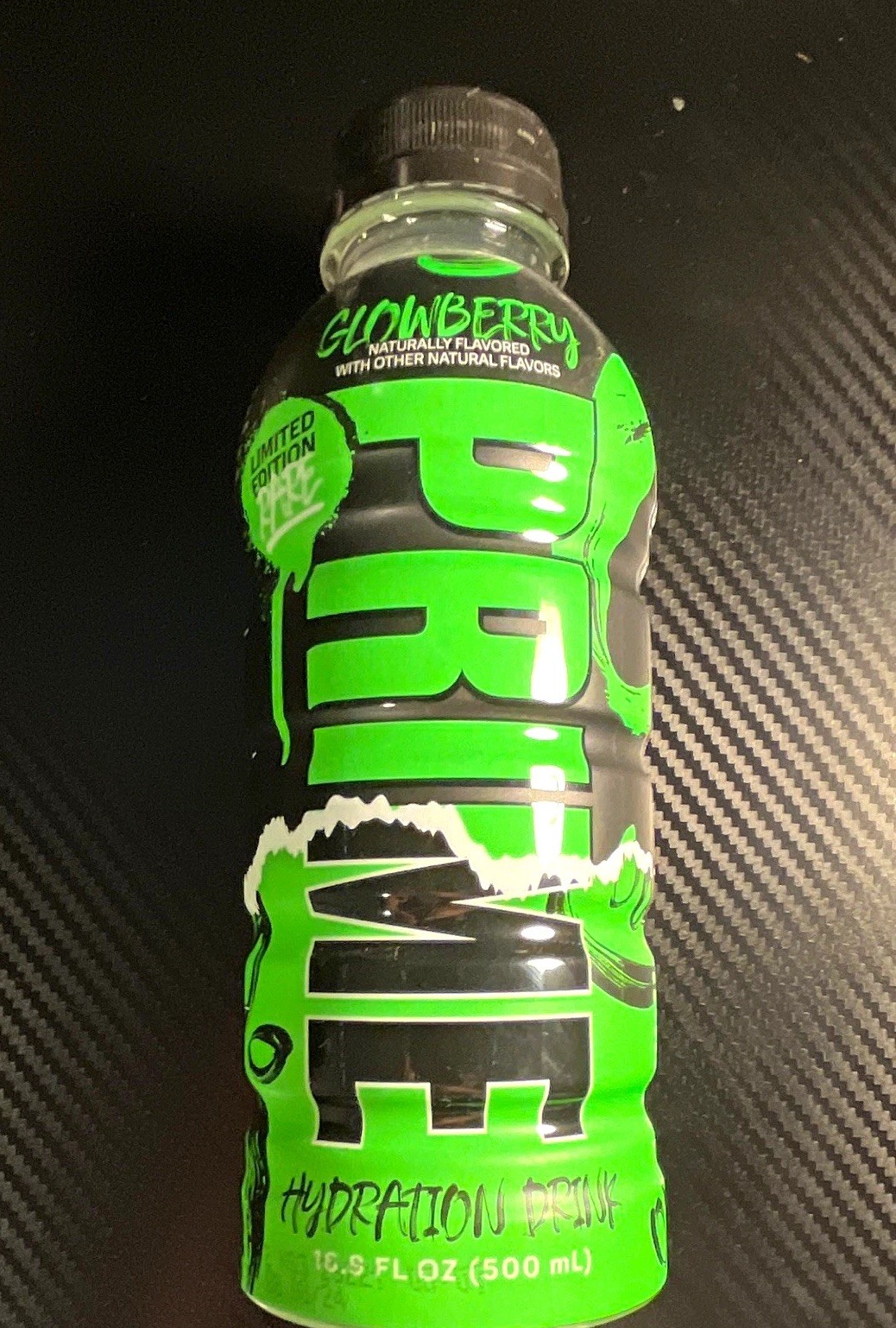 PRIME Glowberry Electrolyte Hydration Drink Liquid Limited Edition 16.9 fl oz