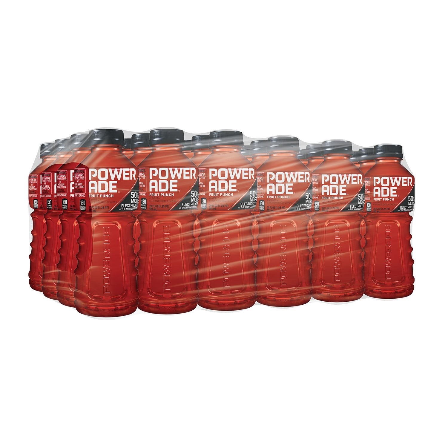 Powerade Fruit Punch Sports Drink, 20 fl. oz., 24 pk.