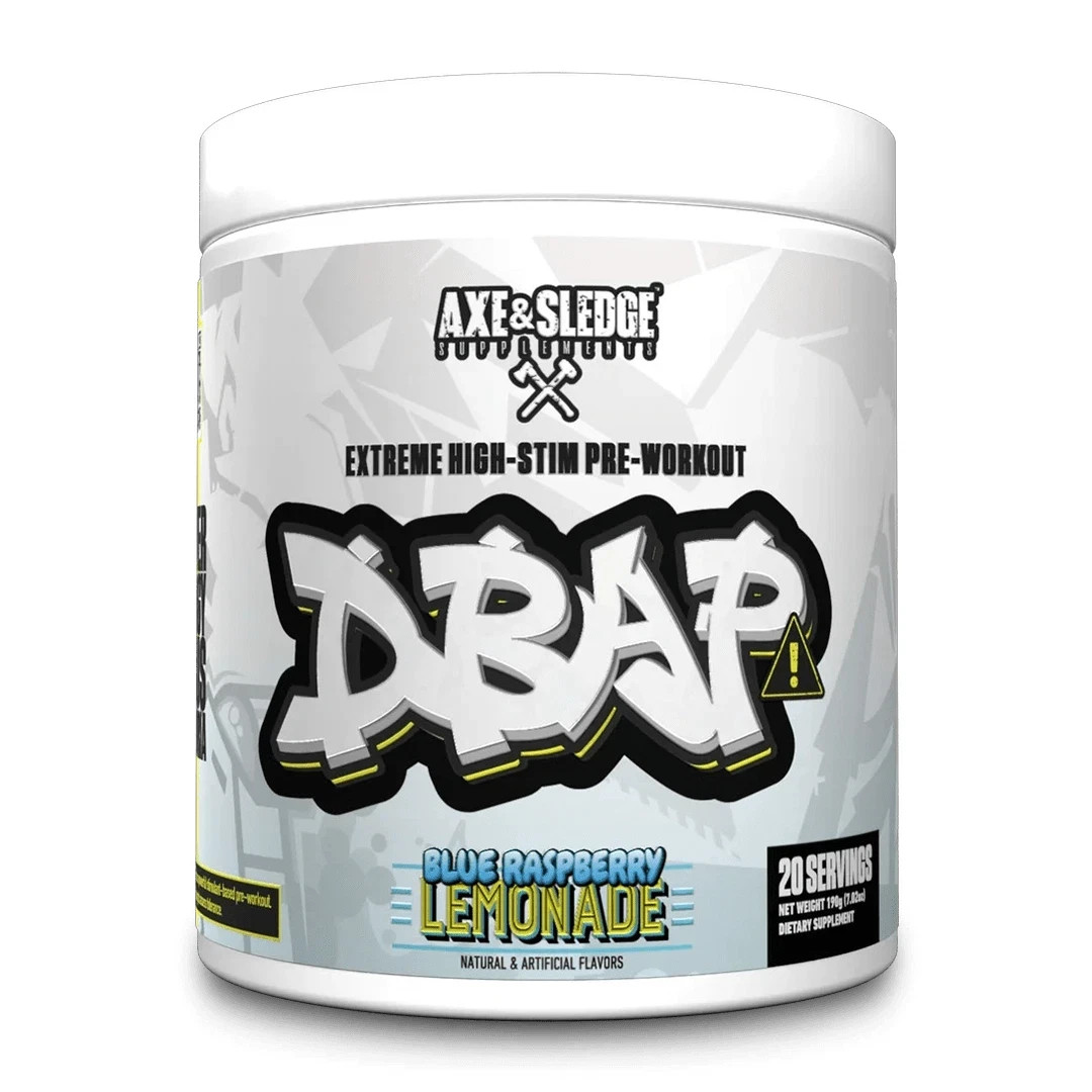 Axe & Sledge DBAP Extreme High-Stim Pre-Workout 20 Servings 2 Flavors New