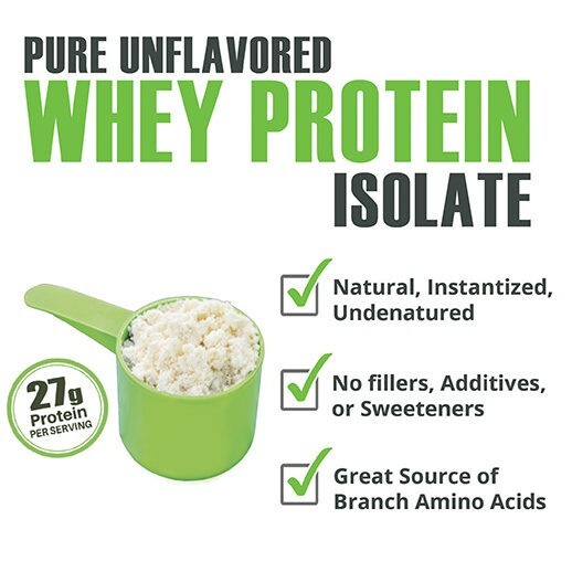 Unflavored Whey Protein Isolate 10lbs – BFDNutrition