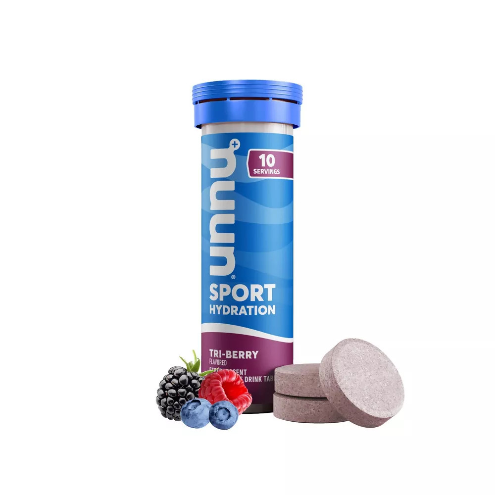 Nuun Hydration Sport Drink Effervescent Tablets Tri – Berry 10 Count