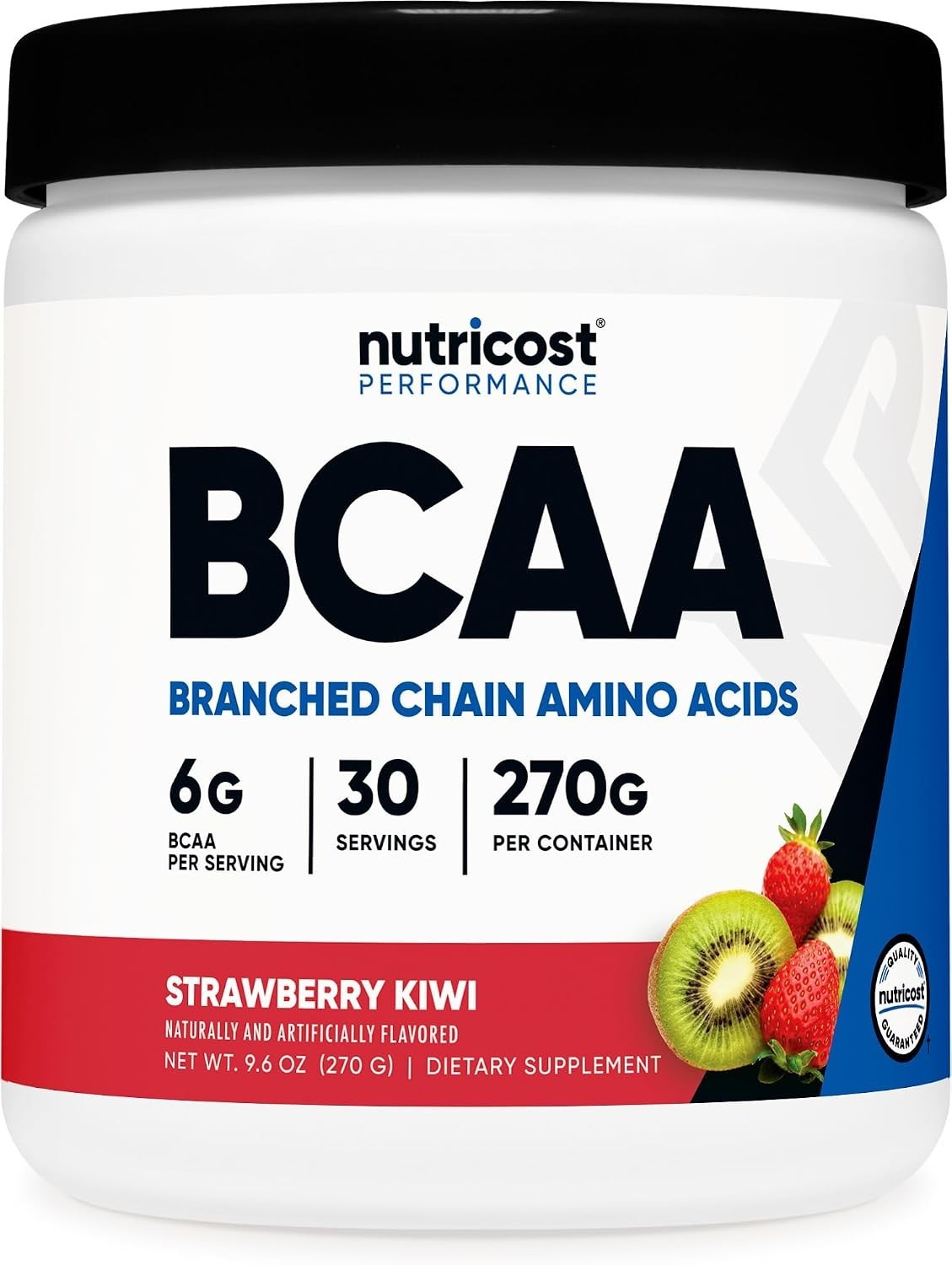 Nutricost BCAA Powder 2:1:1 (Strawberry Kiwi) 30 Servings