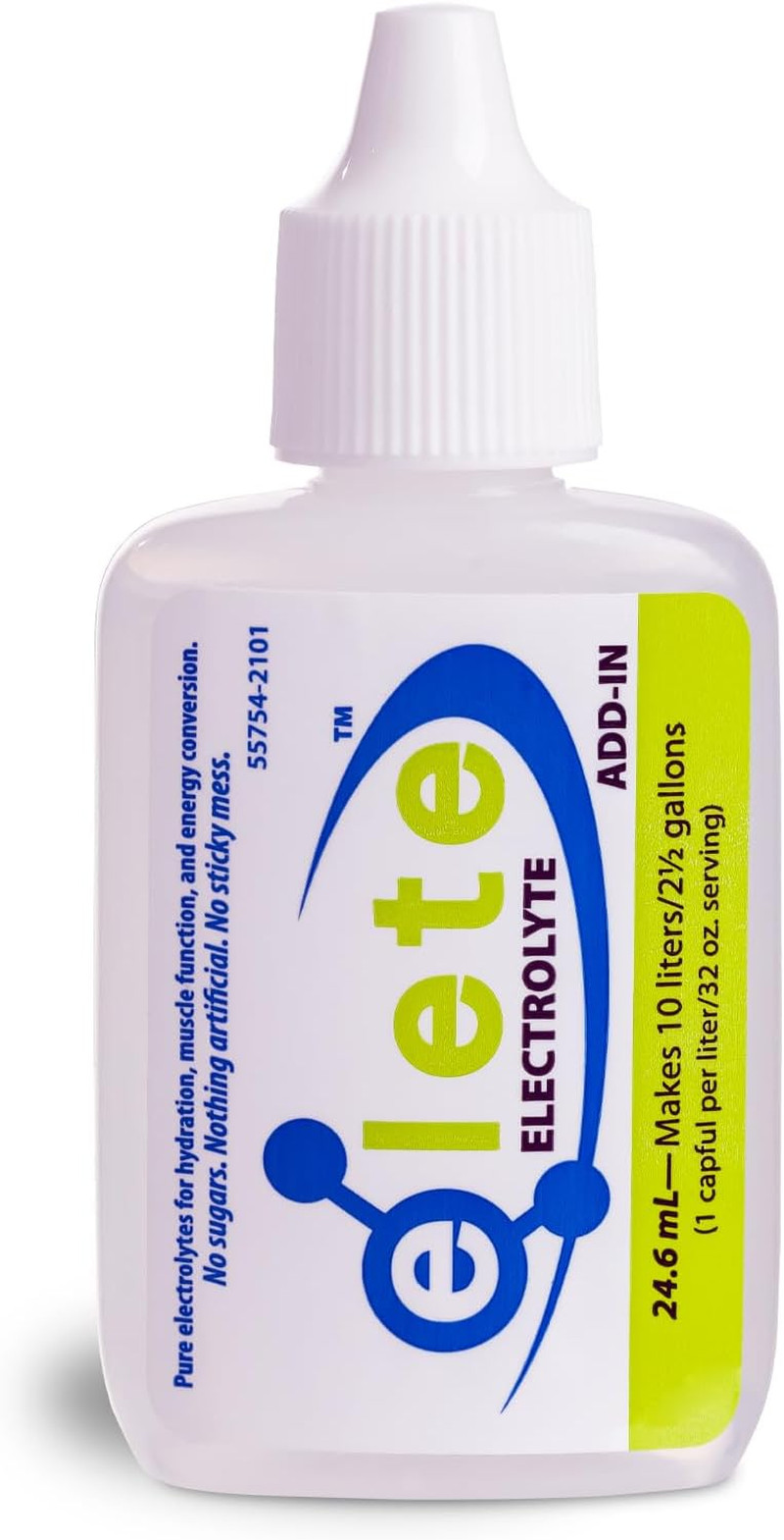 Elete – Electrolyte Add-In – 1 Pocket Bottle – 4 Essential Electrolytes Concentr