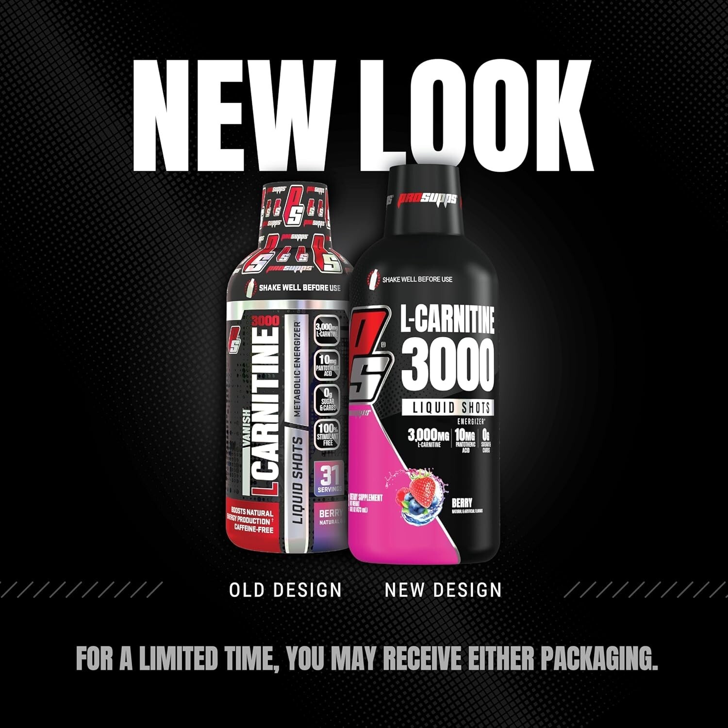 ProSupps L-Carnitine 3000 Liquid Fat Burner, Stimulant Free Metabolic Enhancer