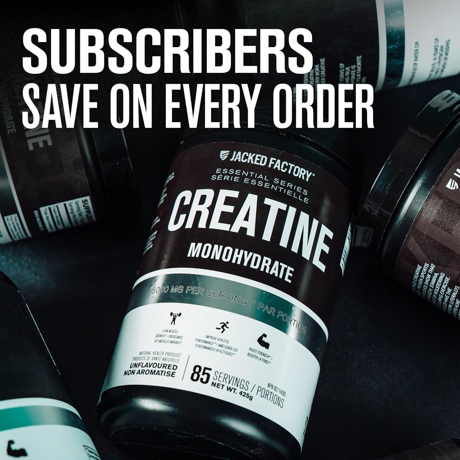 Creatine Monohydrate Powder 150g, Muscle Growth, Increased Strength 30 Servings.
