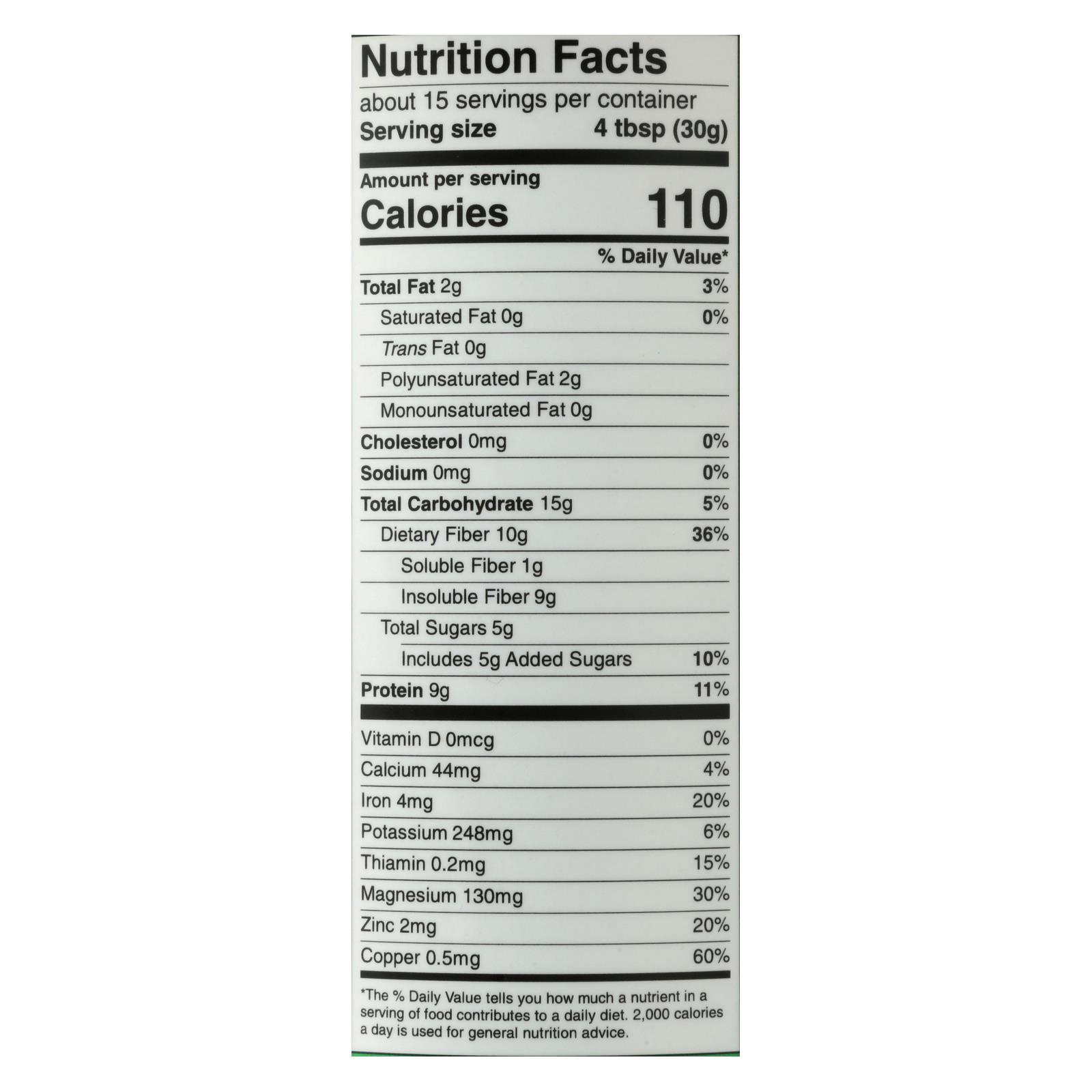 Manitoba Harvest Organic Vanilla Max Fiber 16 oz (Pack of 3)