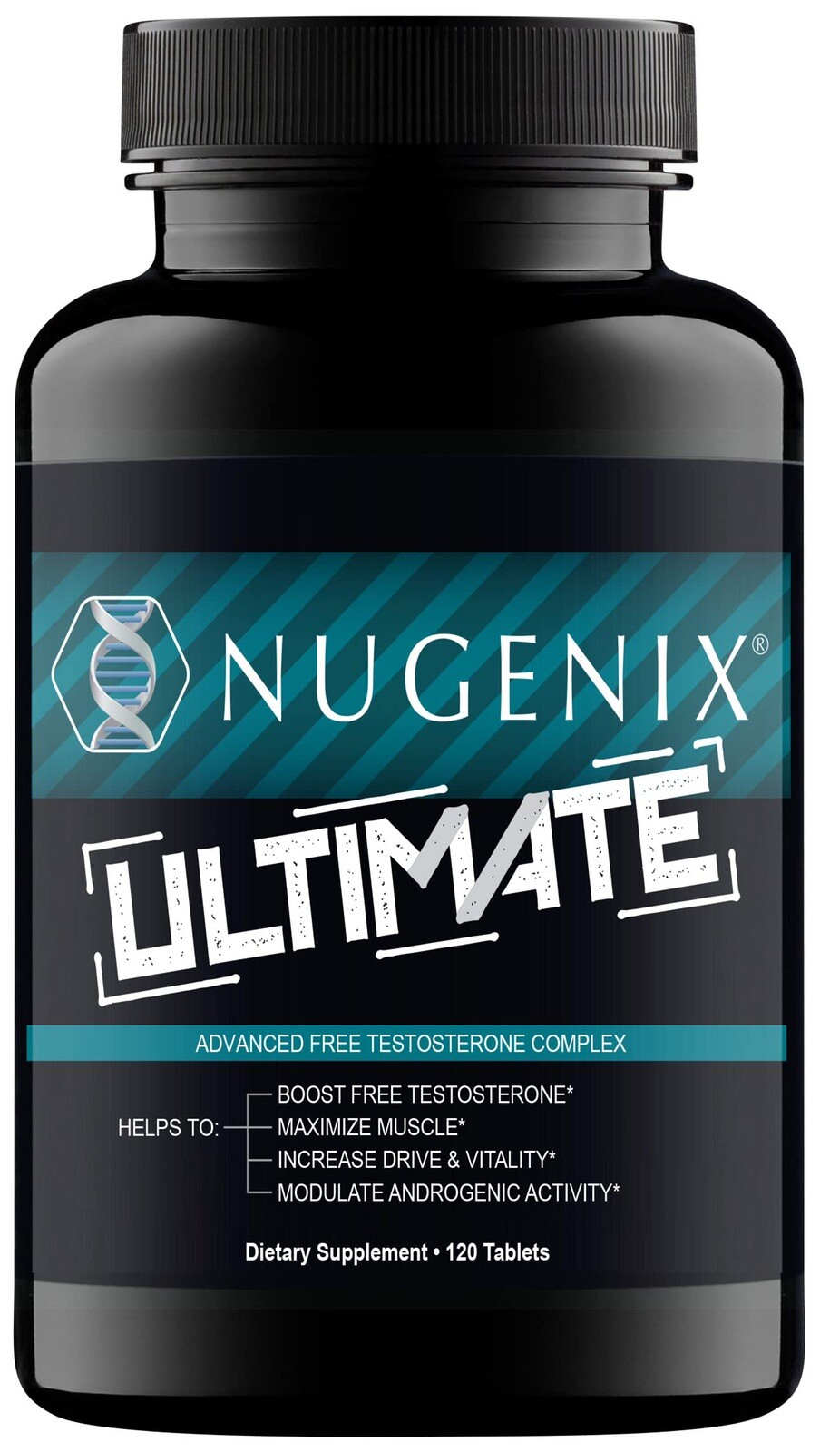 Nugenix® ULTIMATE Free Testosterone Booster & Libido Boost for Men 120 Capsules