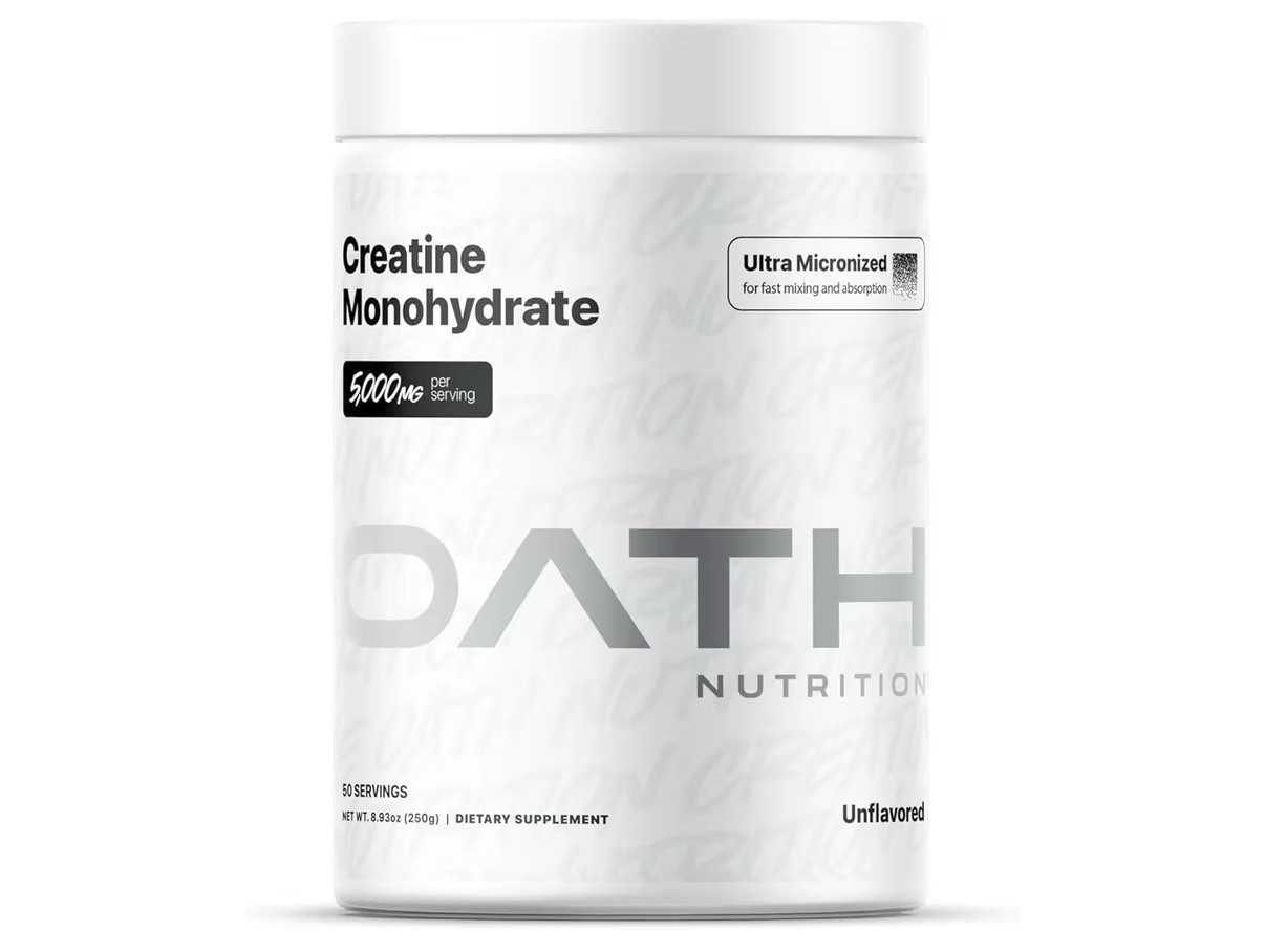 Oath Nutrition Ultra Micronized Creatine 8.93 Ounce (Pack of 1), White