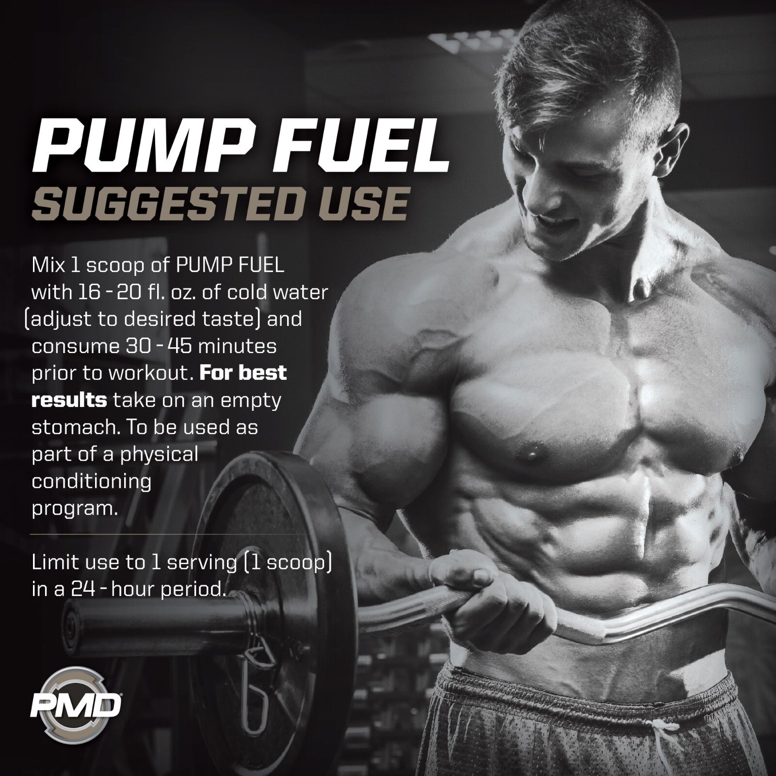 PMD SPORTS PUMP FUEL ULTRA-CAFFEINE FREE – STRAWBERRY LIMEADE (30 servings)