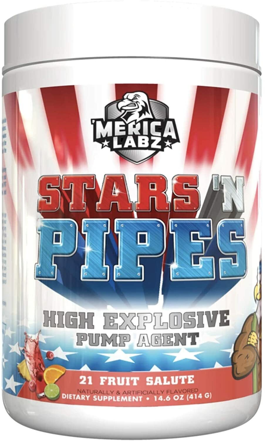 Merica Labz Stars N Pipes | High Intensity Pump Agent PREWORKOUT – ALL FLAVORS