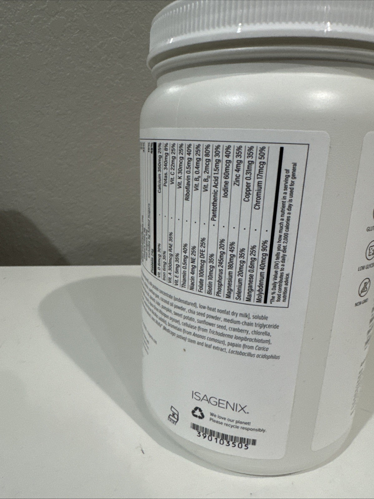 New- Isalean Whey Protein Powder Mocha 29.6 oz Metabolism Muscle 02/2028