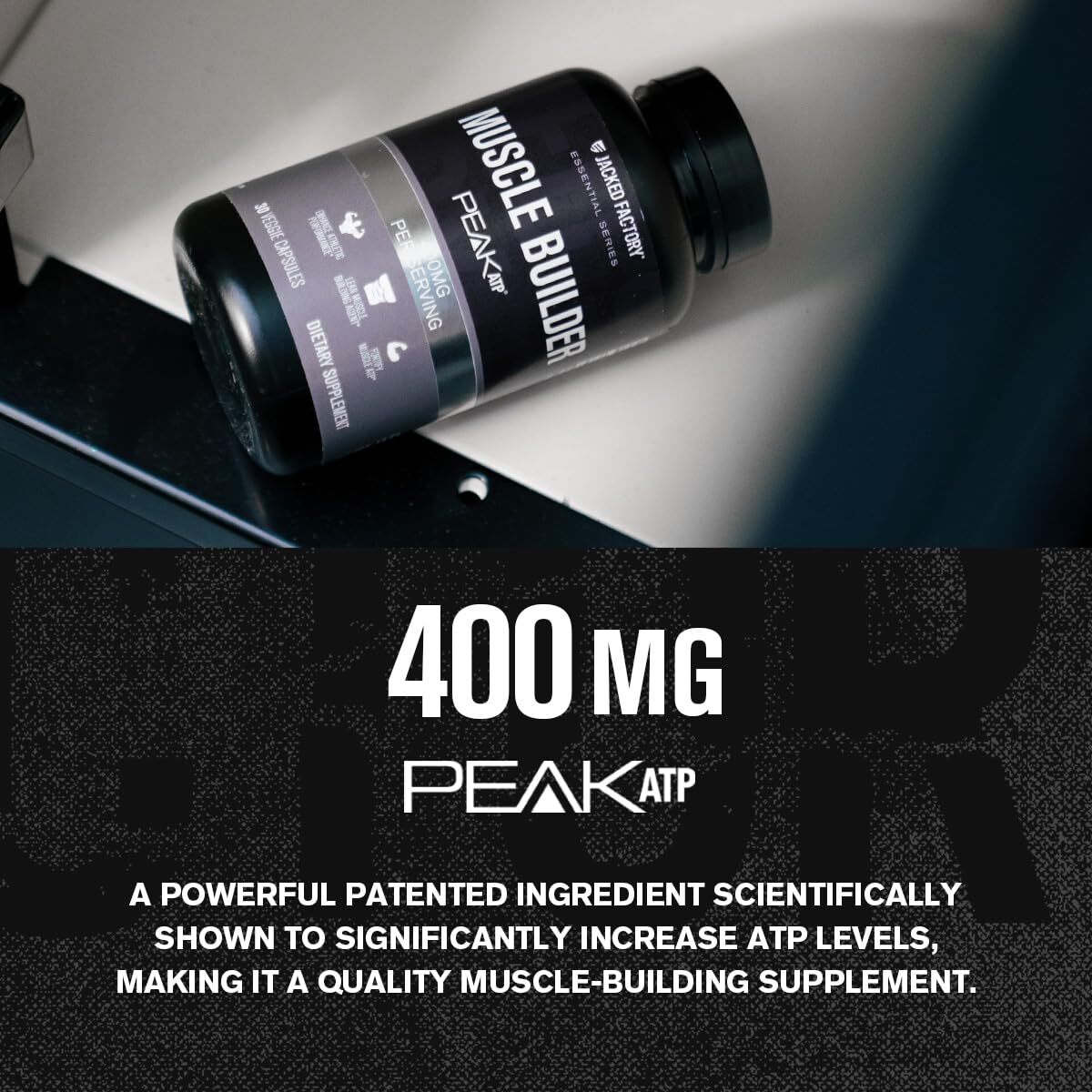 Essentials Muscle Builder – Daily Muscle Builder for Men with Peak ATP to Sup…