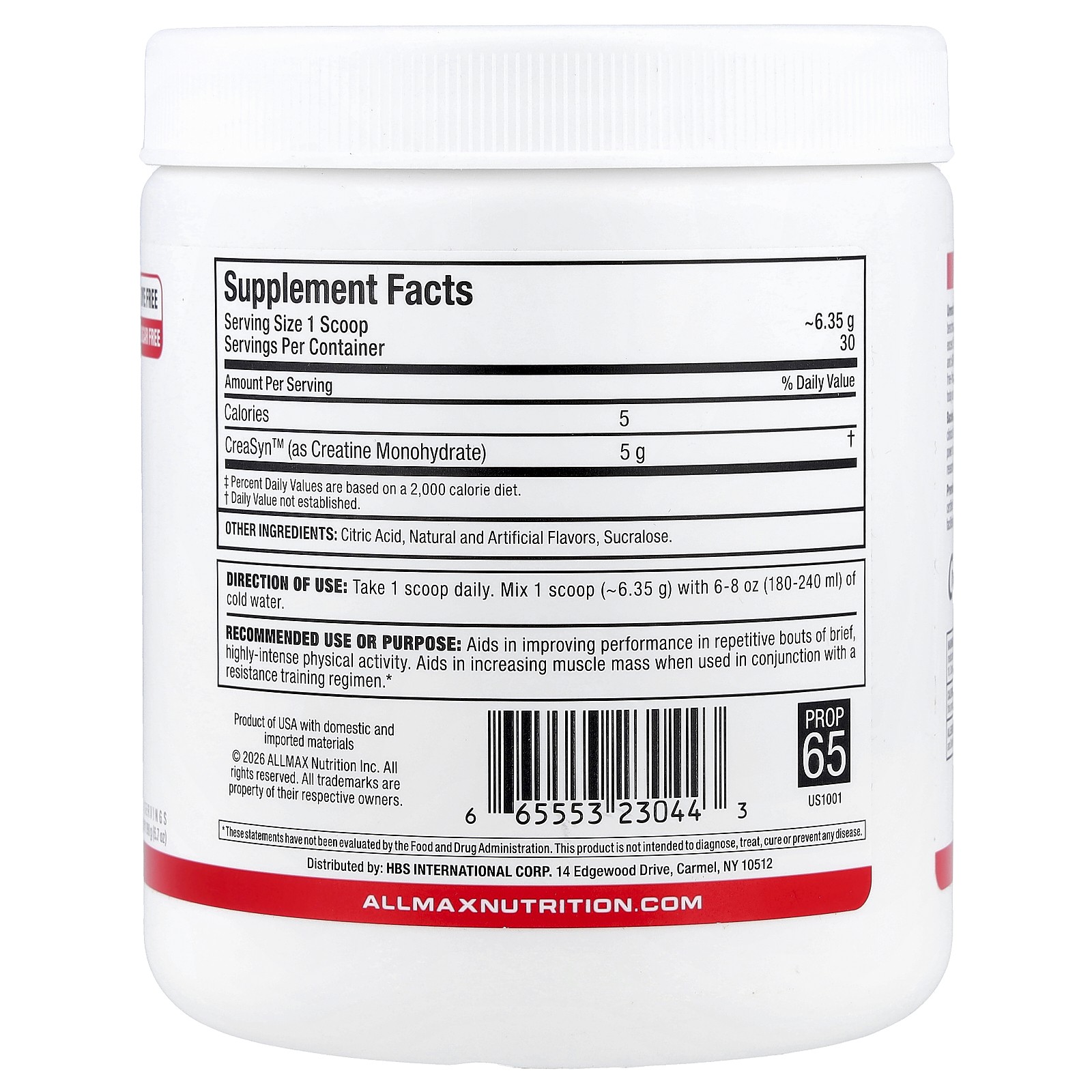 Creatine, Pharmaceutical Grade, Tropical Fruit Punch, 6.7 oz (190 g)