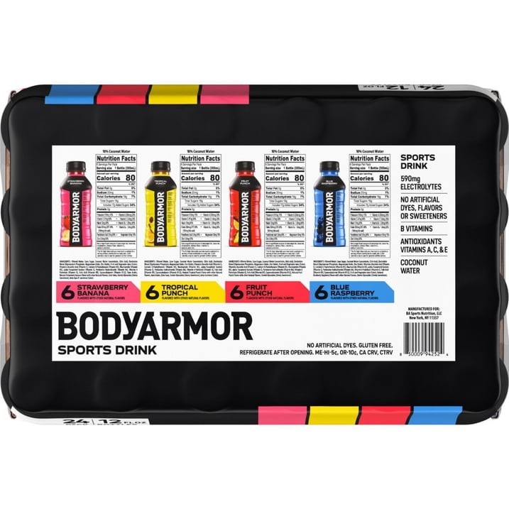 BODYARMOR Sports Drink Variety Pack 12 fl. oz., 24 pk.