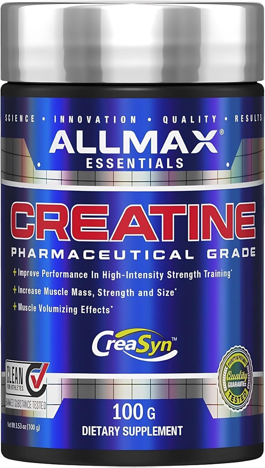 Unflavored Instantized Creatine Monohydrate – 100g Powder for Enhanced Energy