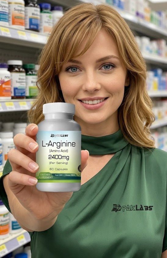 L-Arginine capsules 2400mg serving- top quality