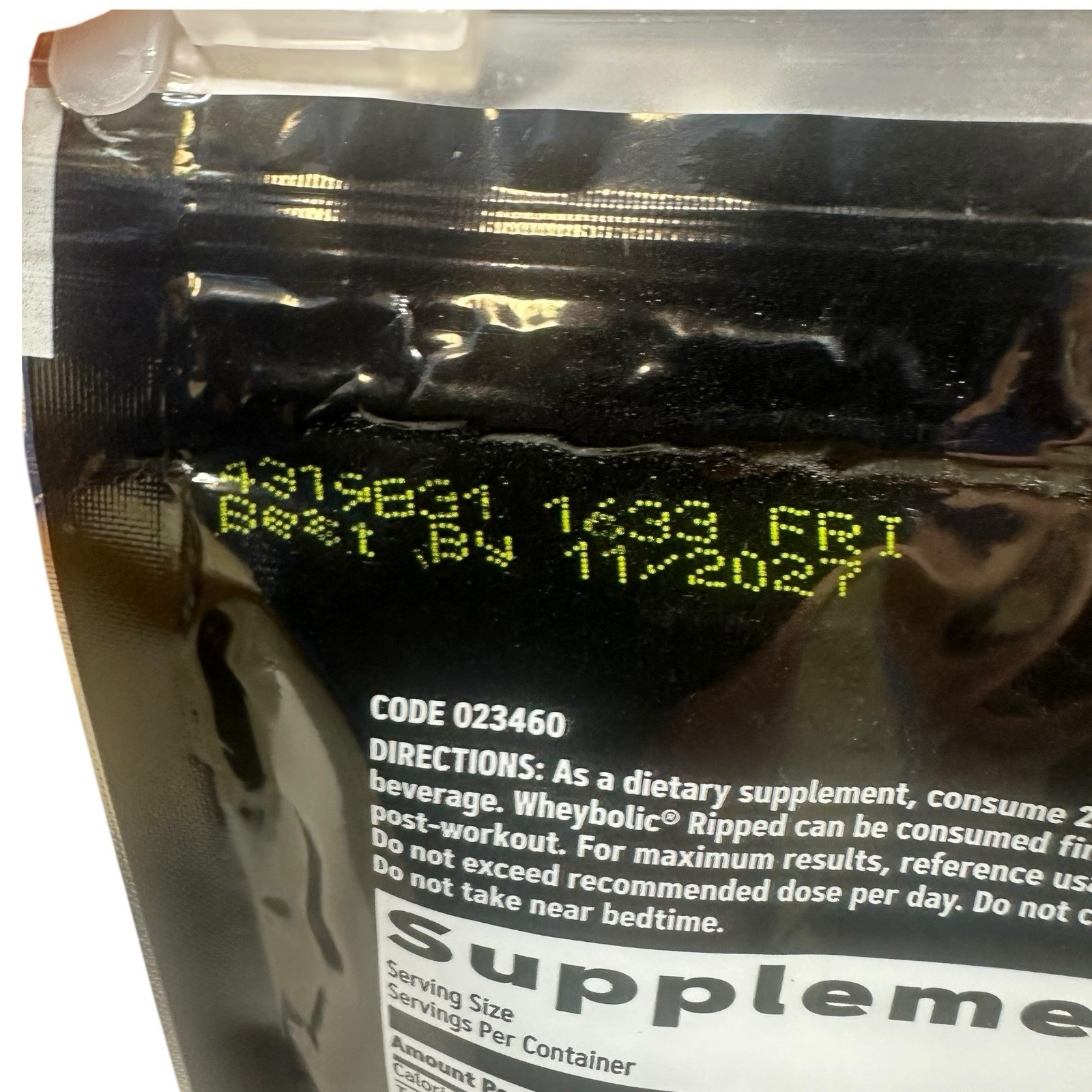 GNC AMP Wheybolic™ Ripped Protein Powder Chocolate Fudge 1.1 LB