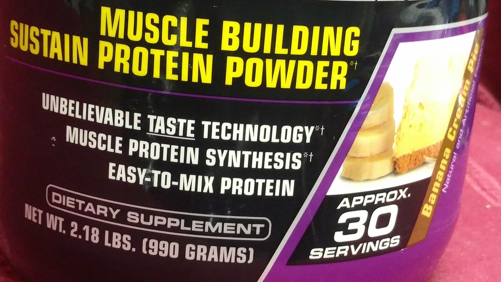 Cutler Nutrition – Total Protein Powder – Banana Cream Pie – 2.18 lbs – 3/2025