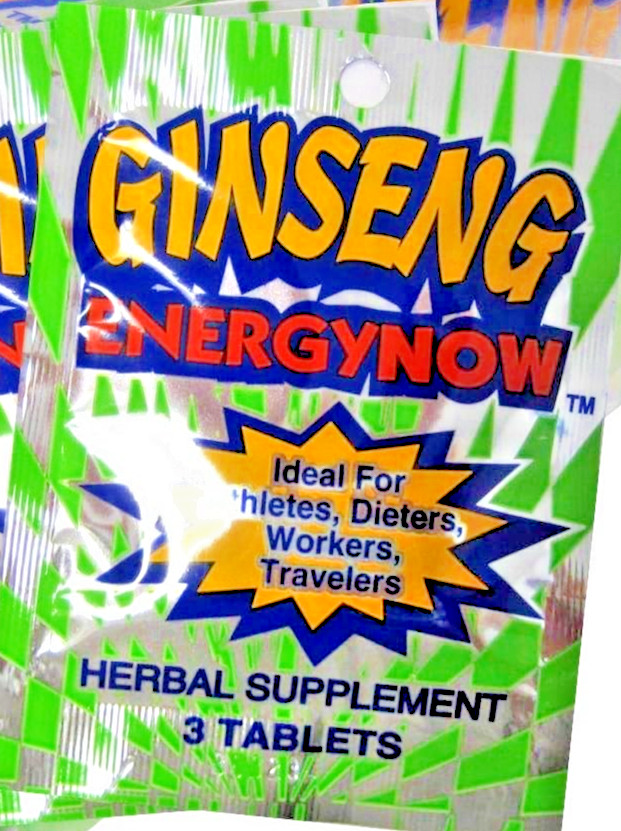 6 Boxes Of Energy Now Ginseng Herbal Supplements 144 Packs 3 Pills In Each Pack
