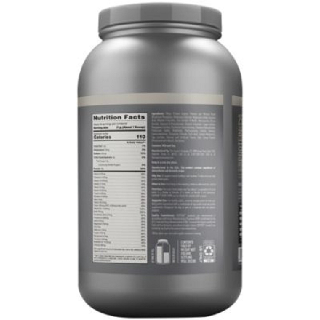 Zero Carb 100% Whey Protein Isolate – Cookies & Cream (3 lbs. / 44 servings)