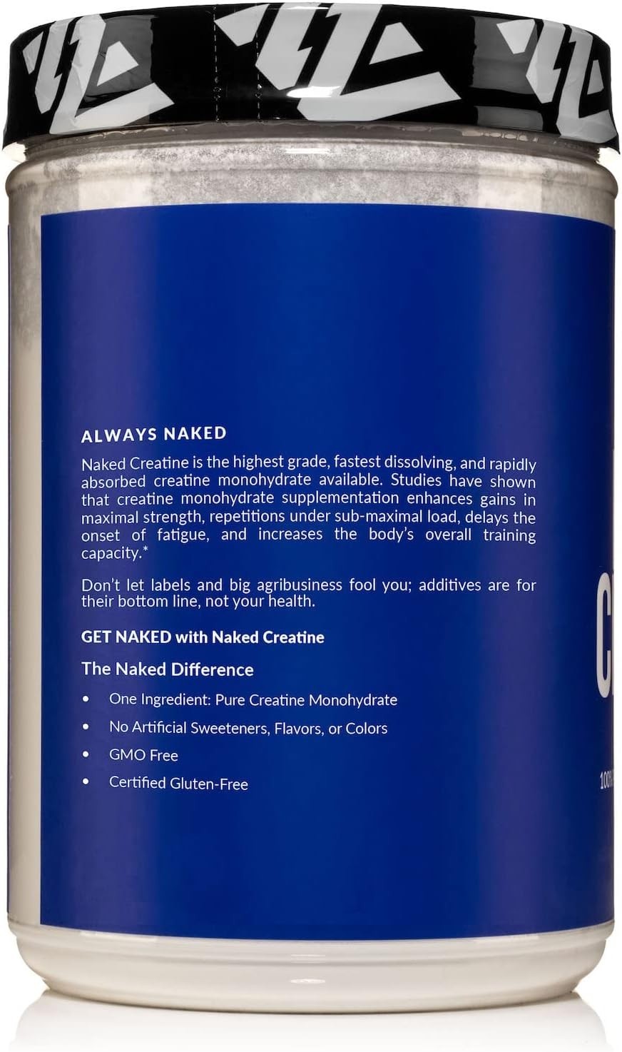 Unflavored Micronized Creatine – 200 Servings for Strength & Performance Support