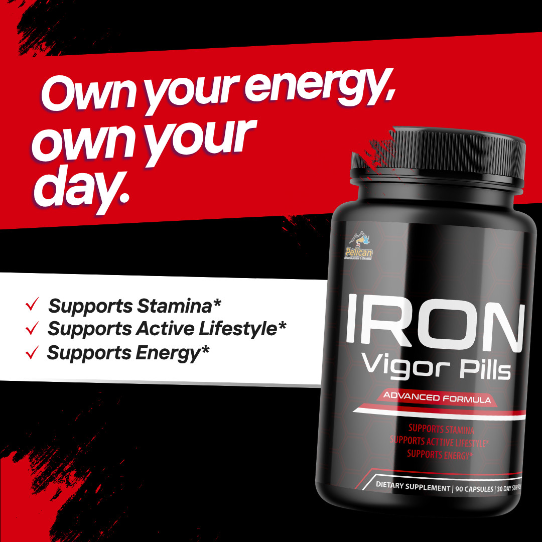 Iron Vigor Pills- Bodybuilding & Men’s Health Support- 12 Bottles- 1080 Capsules