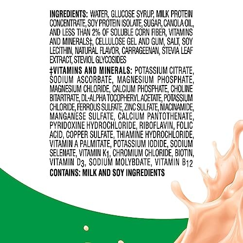 BOOST High Protein with Fiber Complete Nutritional Drink, Creamy Strawberry, …