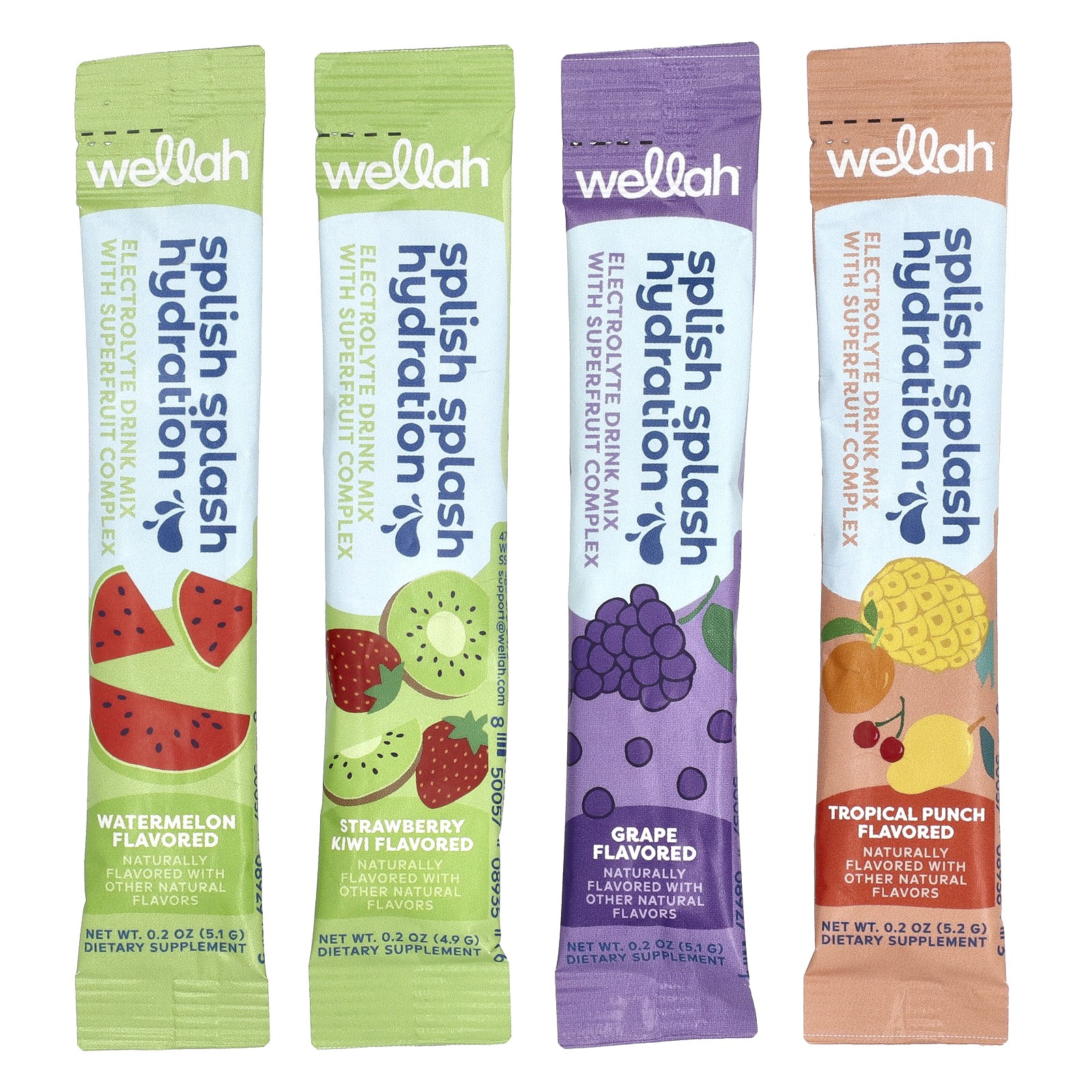 Splish Splash Hydration, Variety, 20 Stick Packs, 0.2 oz (4.9 – 5.2 g) Each
