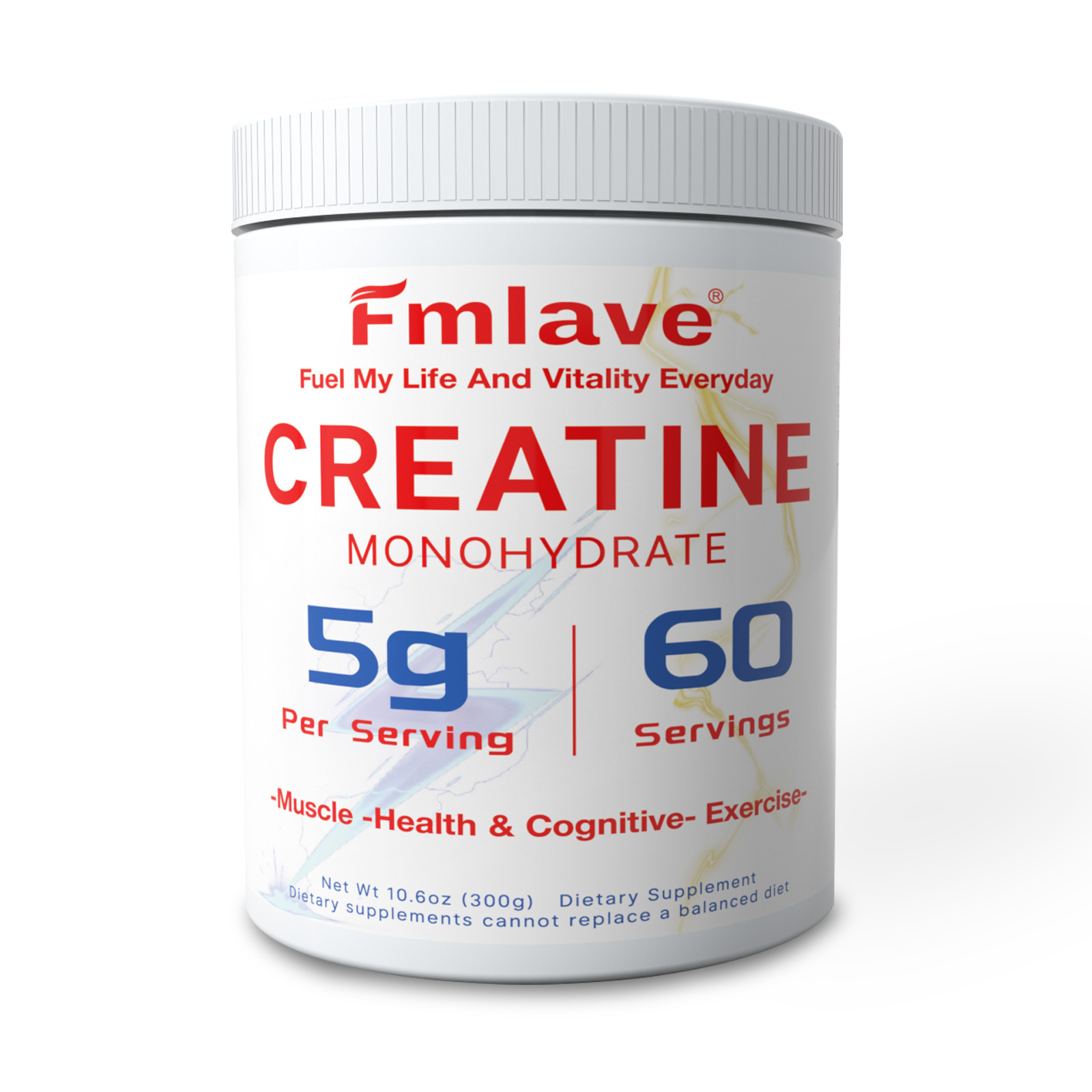 Micronized Creatine Monohydrate Powder 600g, 120 Servings, Unflavored Creatine