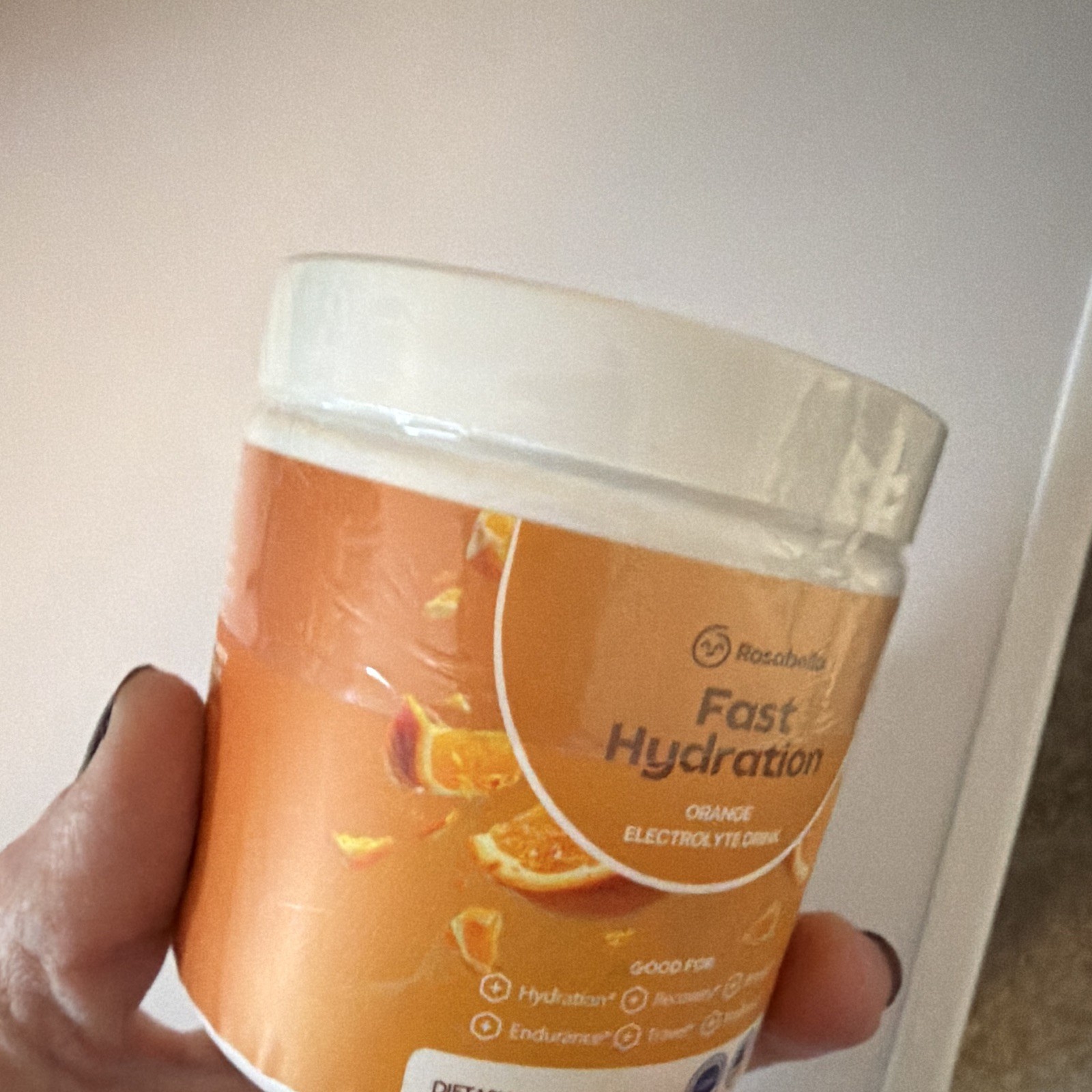 Rosabella Fast Hydration Electrolytes Drink Orange 6.1oz (173g) Exp 09/2026