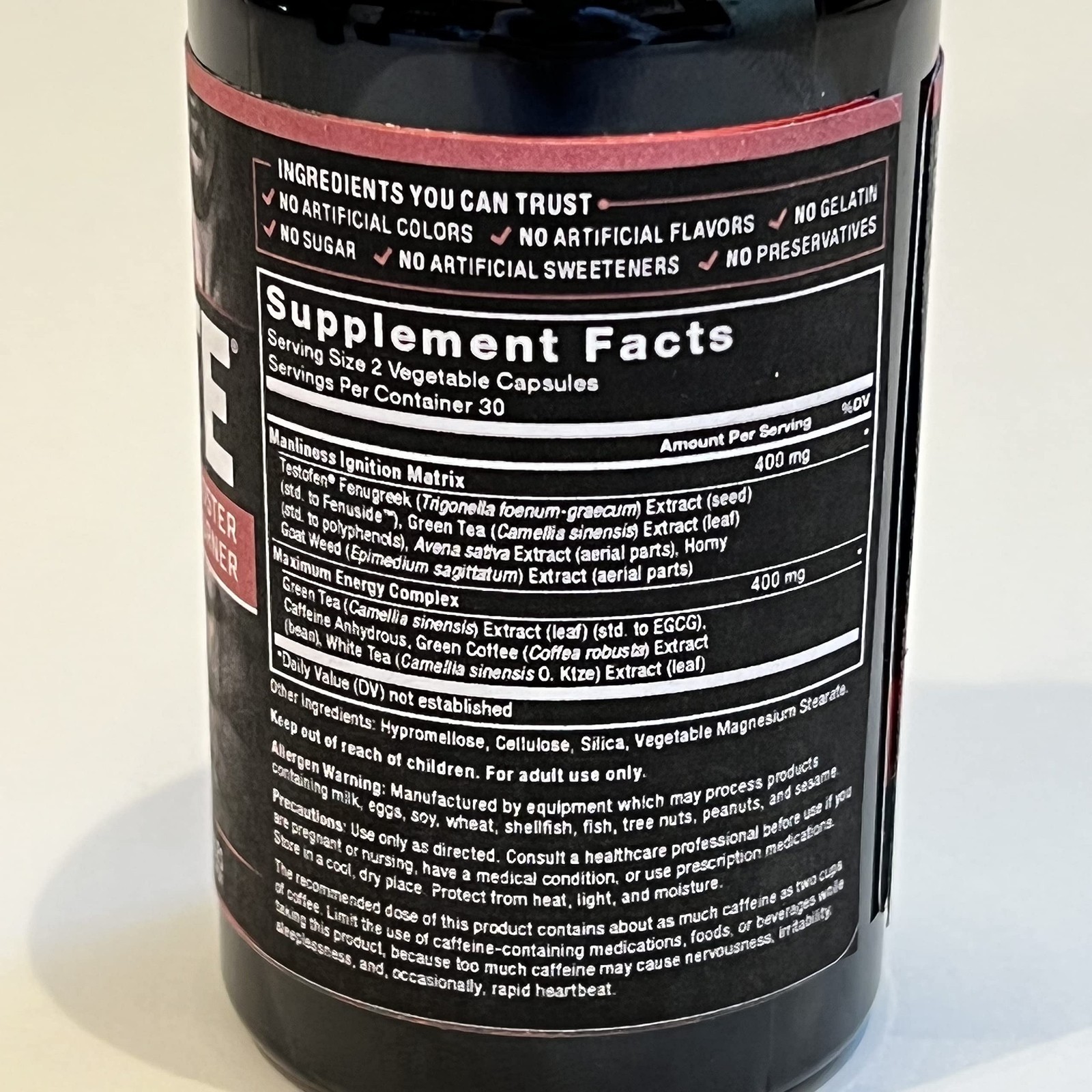 Testosterone Booster & Fat Burner for Men – Energy, Strength, Muscle Support