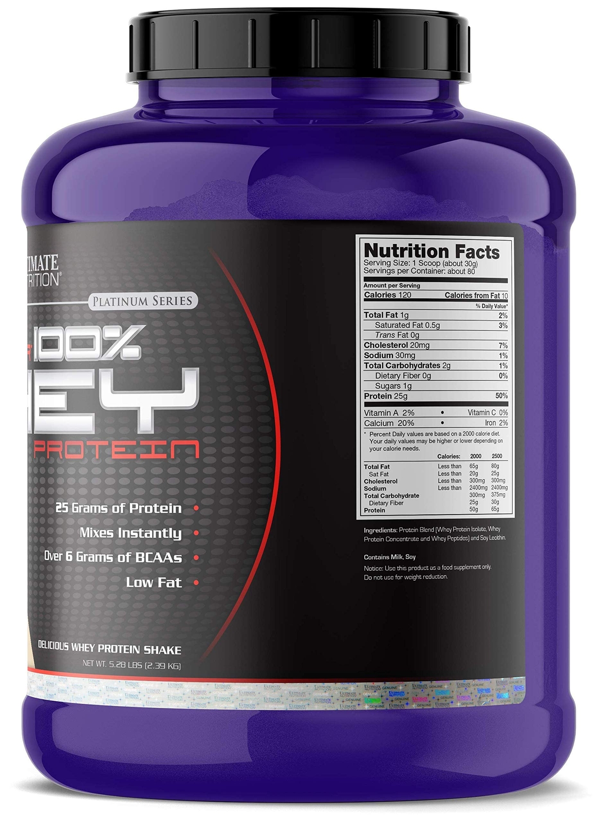 Prostar Whey Protein Powder, 25 gm of Protein – 80 Servings, Unflavored