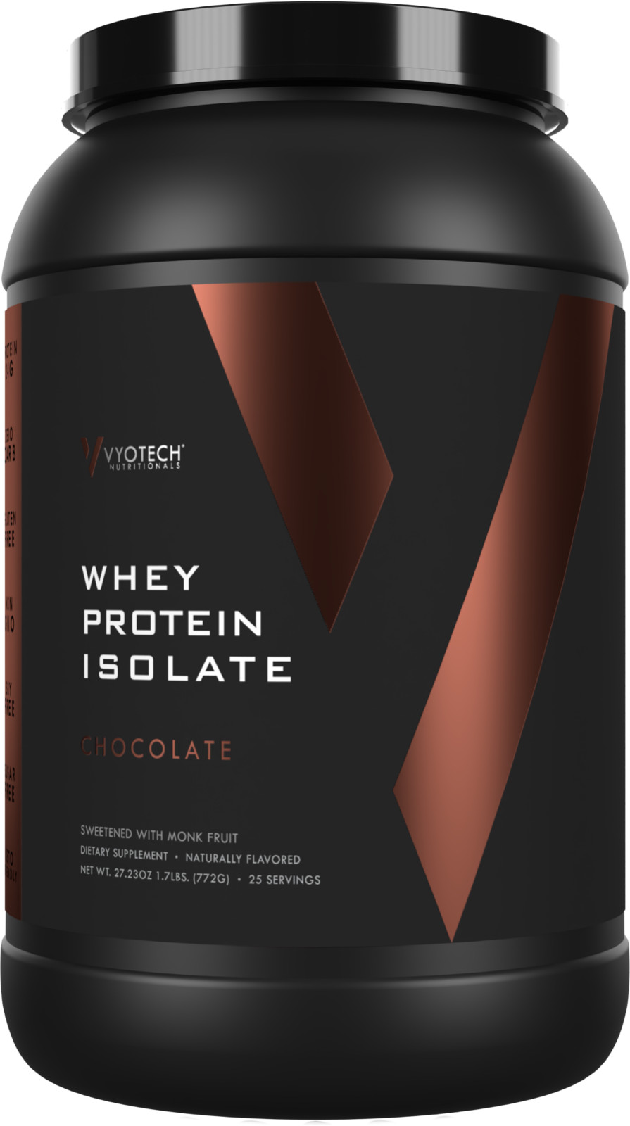 Whey Protein Isolate with Digestive Enzymes Sweetened with Monkfruit Vyotech