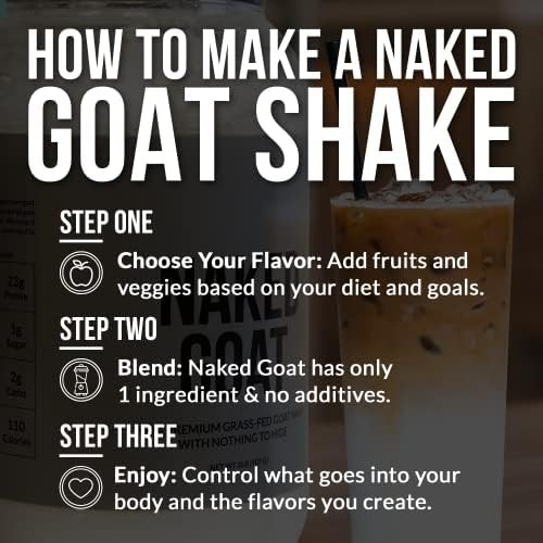 NAKED Goat – Pasture Fed Goat Whey Protein Powder from Small-Herd Wisconsin Dair