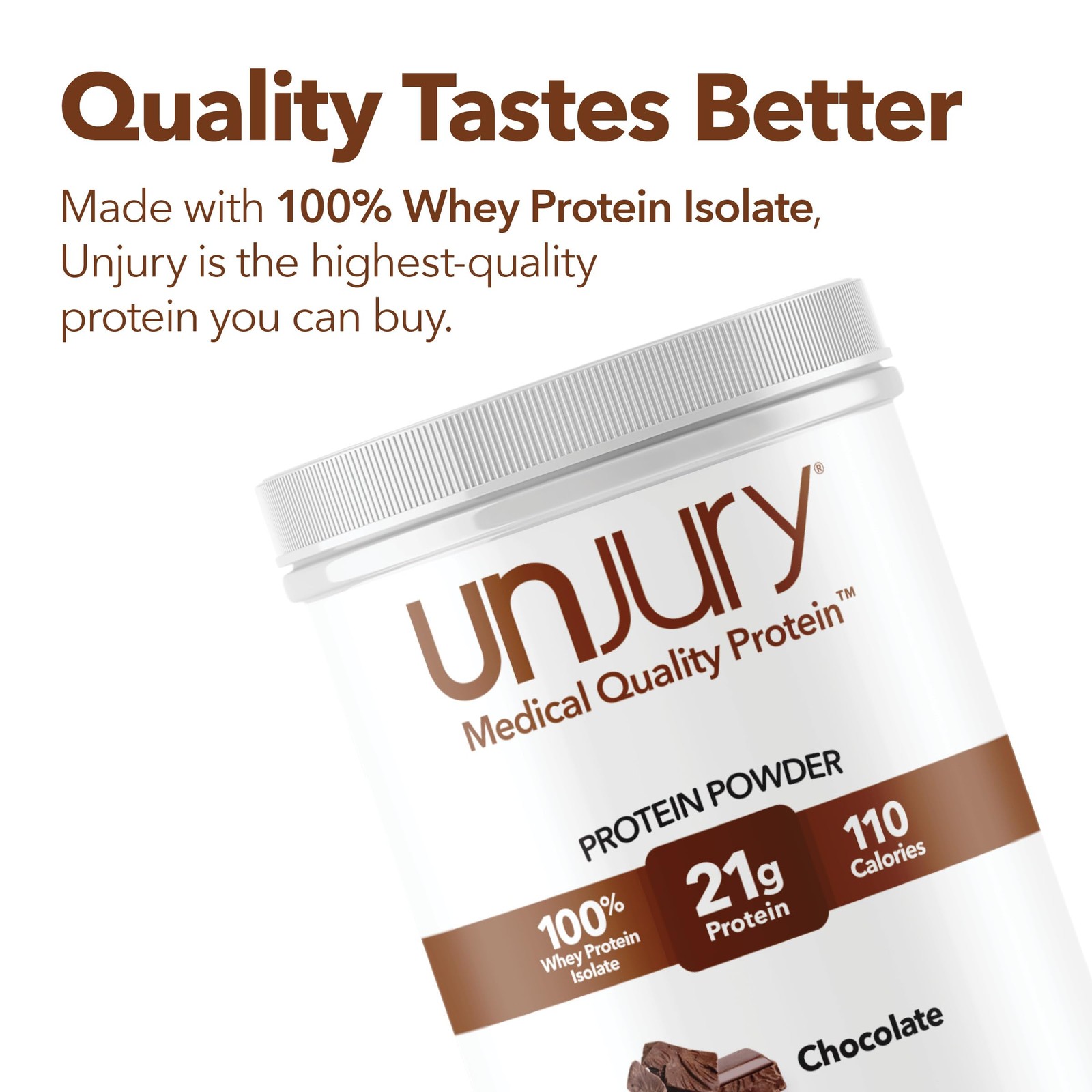 Unjury Whey Protein Powder | Chocolate 1.03 Pound (Pack of 1)