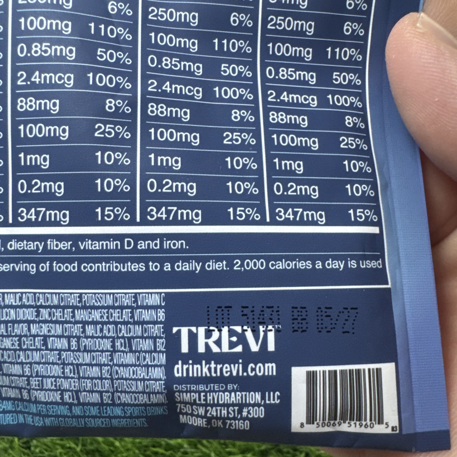 Trevi Enhanced Hydration Variety Pack 8 Count, Sealed