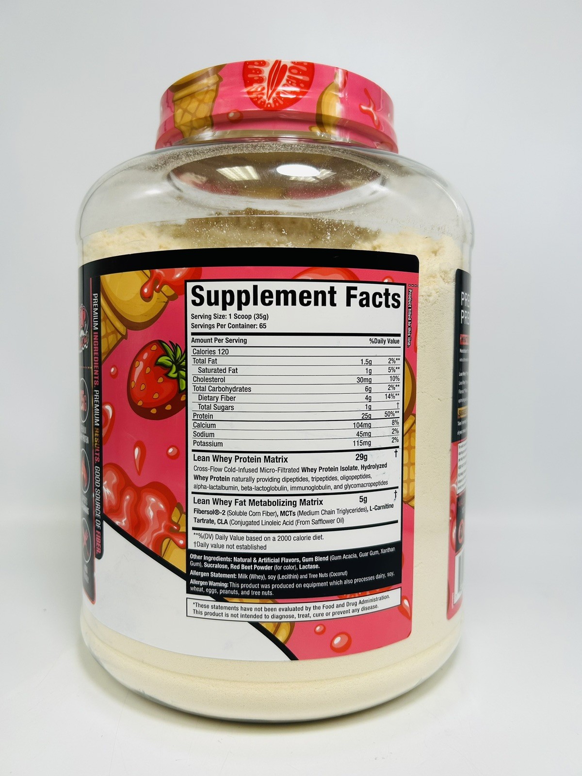 MuscleSport Lean Whey Revolution 5LB Strawberry *NEW SEALED EXP DATE 08/2027*